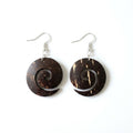 Kierre Earrings – Coconut Shell Spiral Cutout Earrings